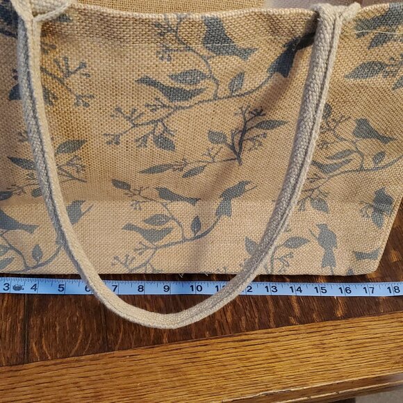 KAF Home Bird Print Market Tote Bag - Picture 3 of 7